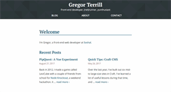 Desktop Screenshot of gregorterrill.com